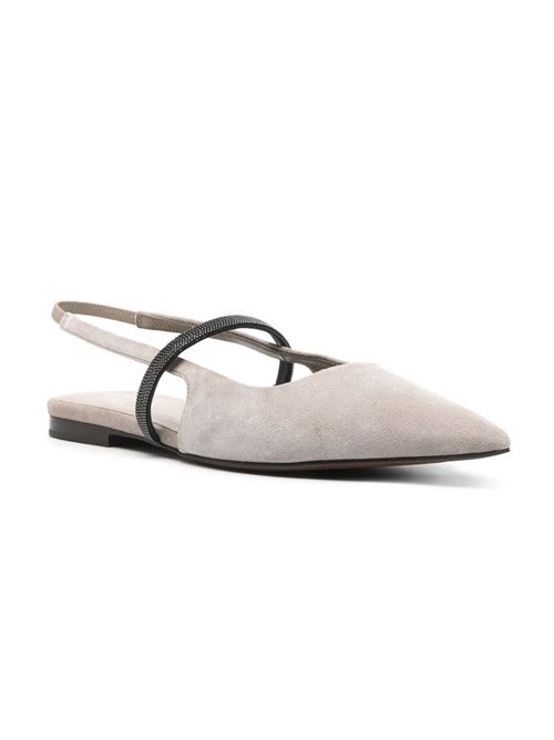 Ballerina in camoscio BRUNELLO CUCINELLI | MZSFC2500C8275